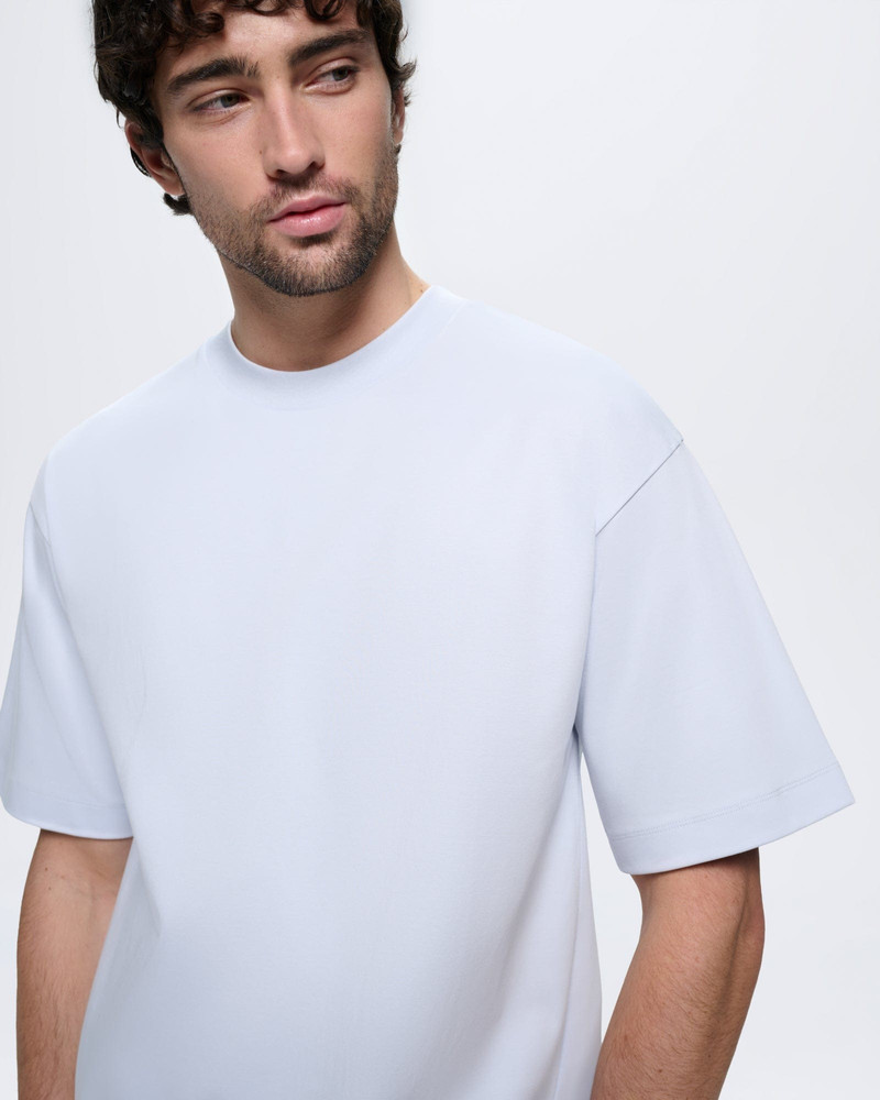 Mens Interlock Oversized T-Shirt - Ice Grey 4
