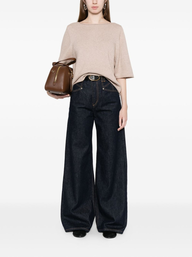 Allude boat-neck top outlook