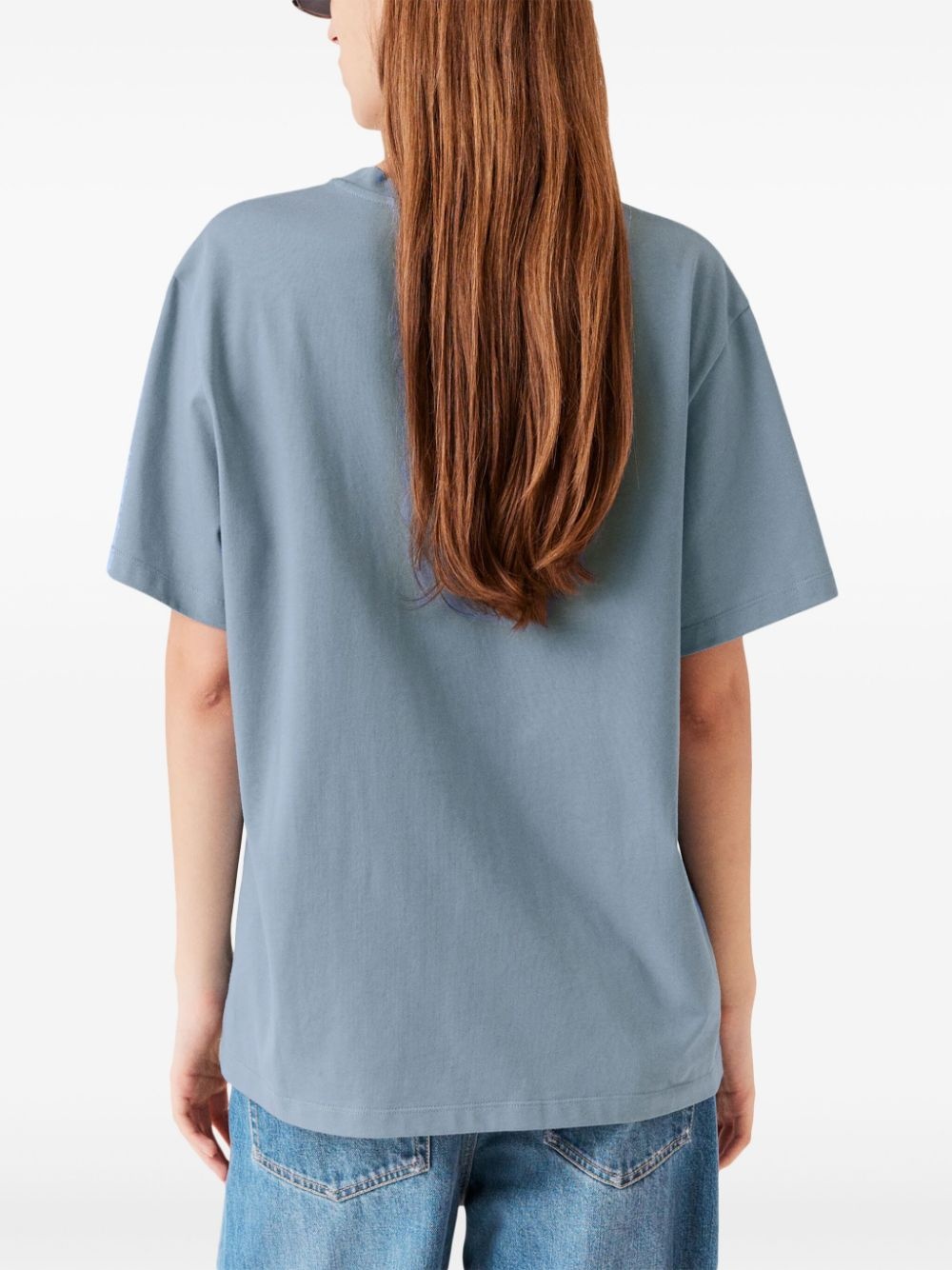 logo-print cotton T-shirt - 4