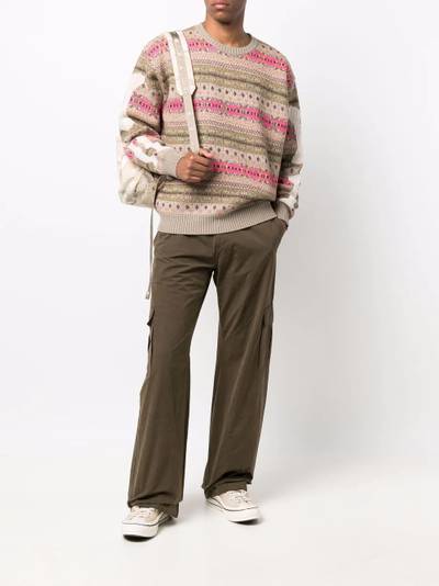 Kapital Bone patterned-knit jumper outlook