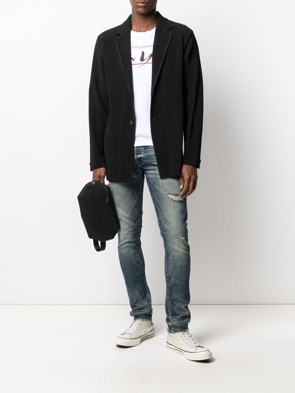 mid-rise skinny jeans - 2