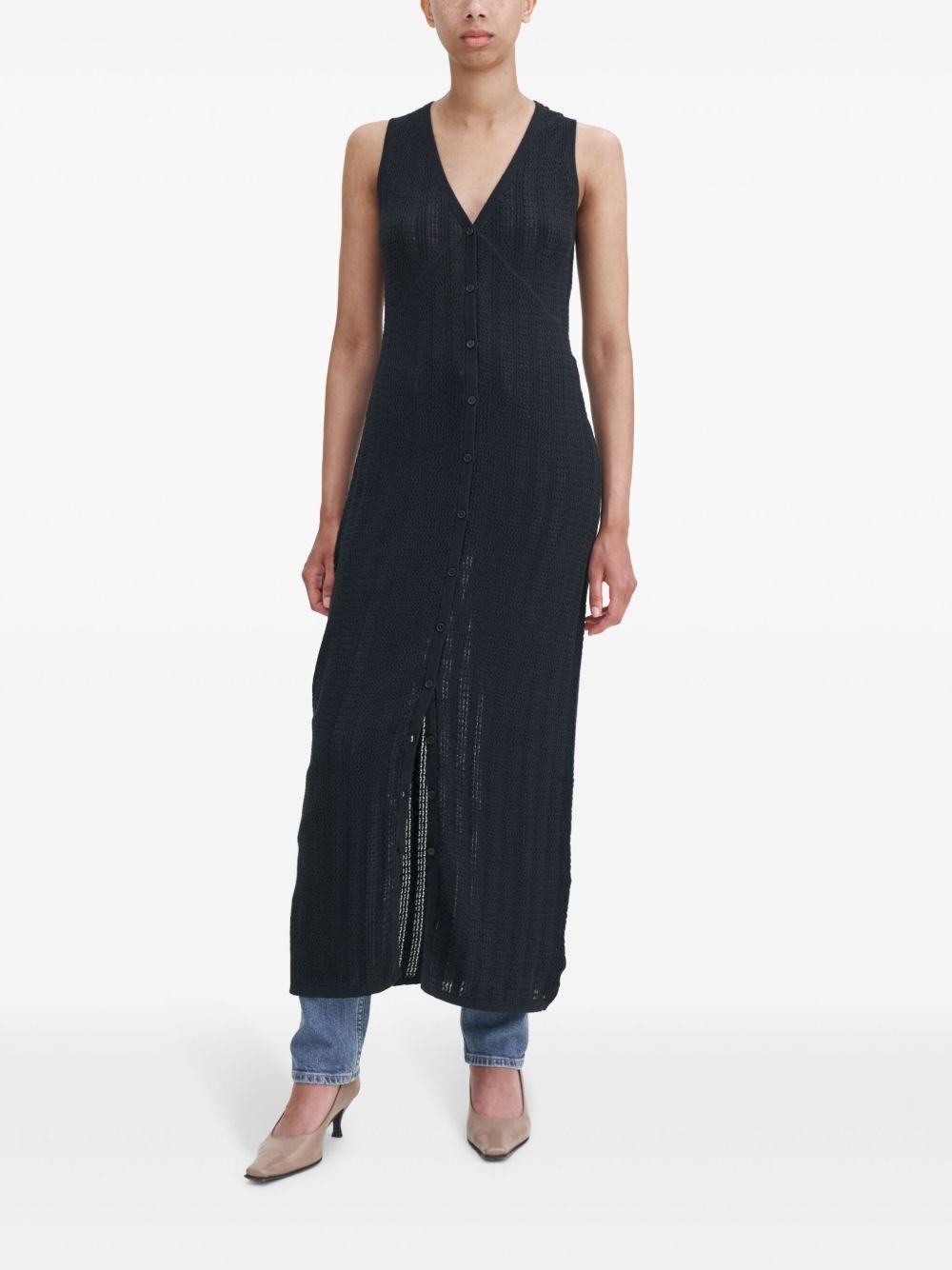 knitted midi dress - 2