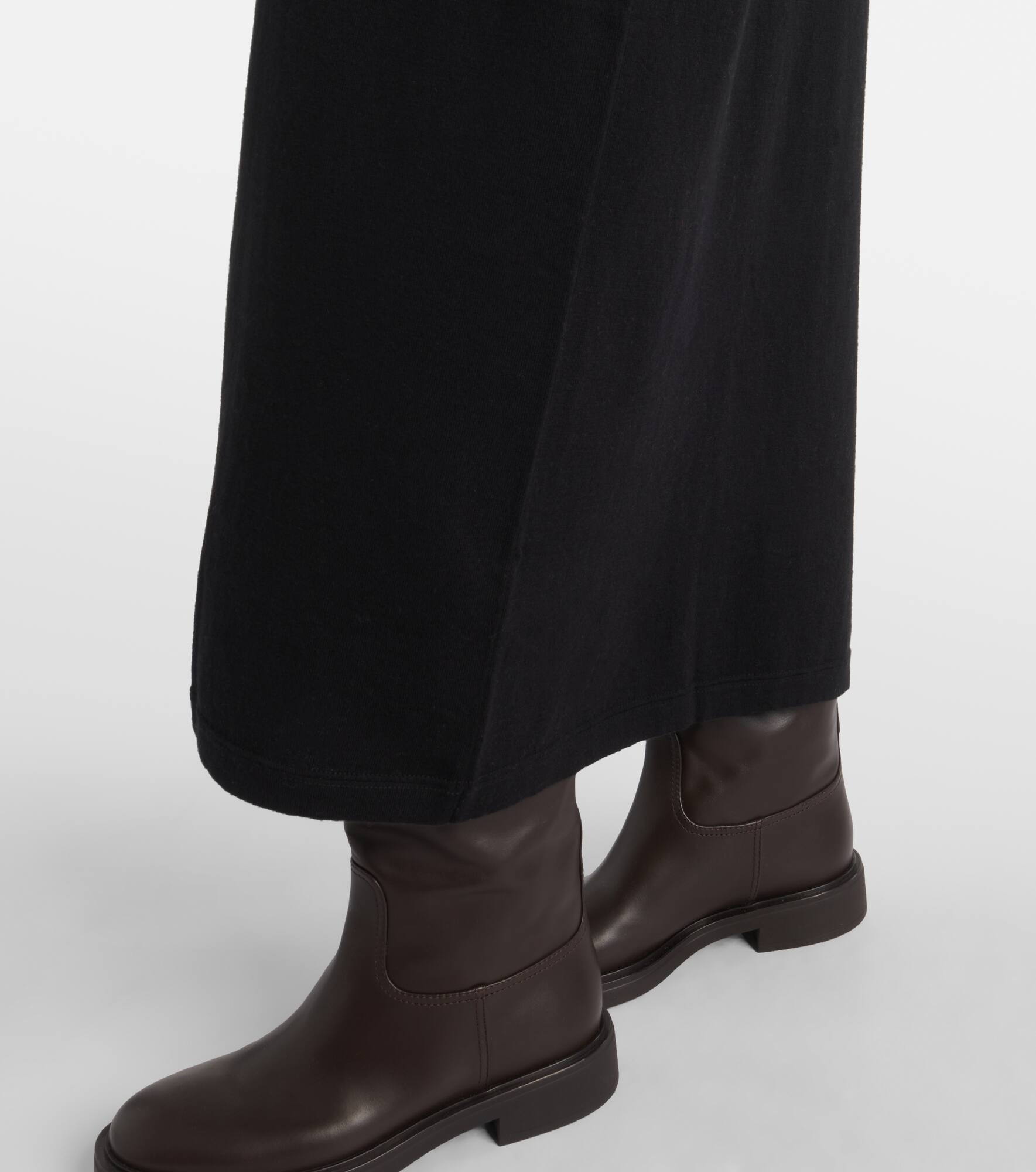 Kris cotton and cashmere maxi dress - 5