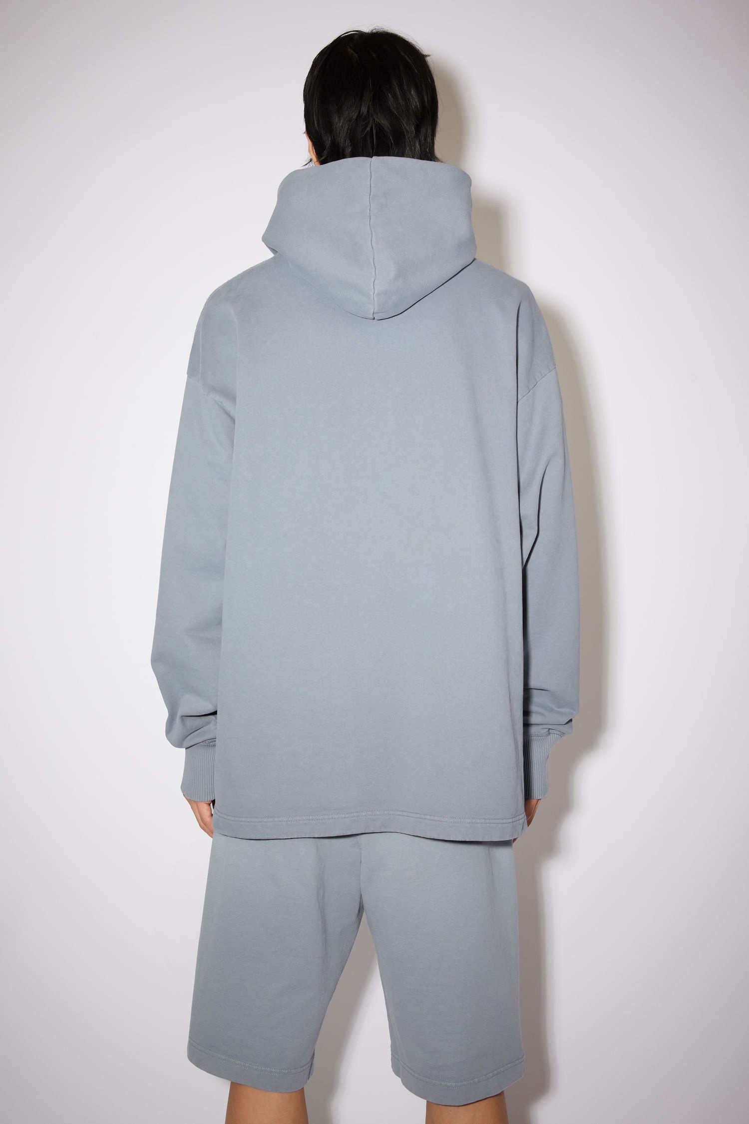 Hooded sweatshirt - Steel grey - 3