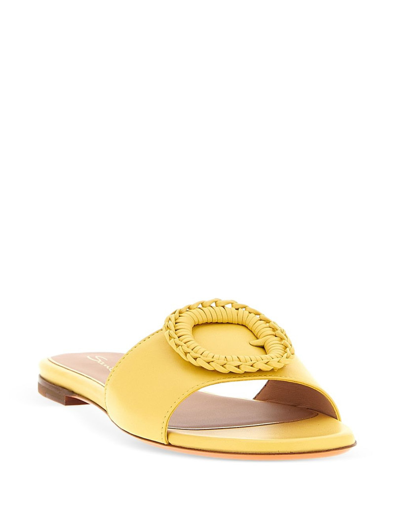 Santoni Corolle weaving-detail sandals outlook