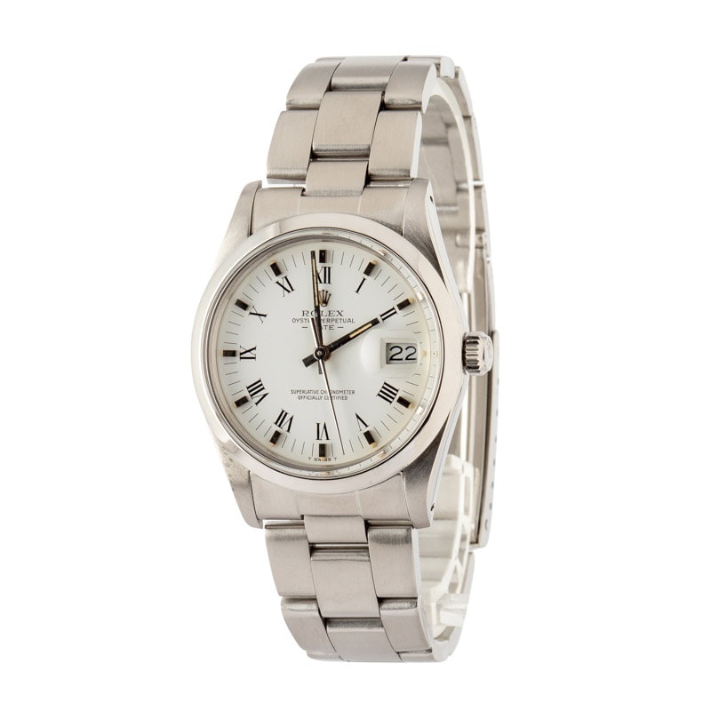 Rolex Date 15000 White Dial - 2