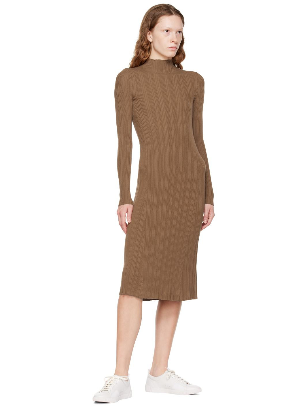 Brown Sharima Midi Dress - 4