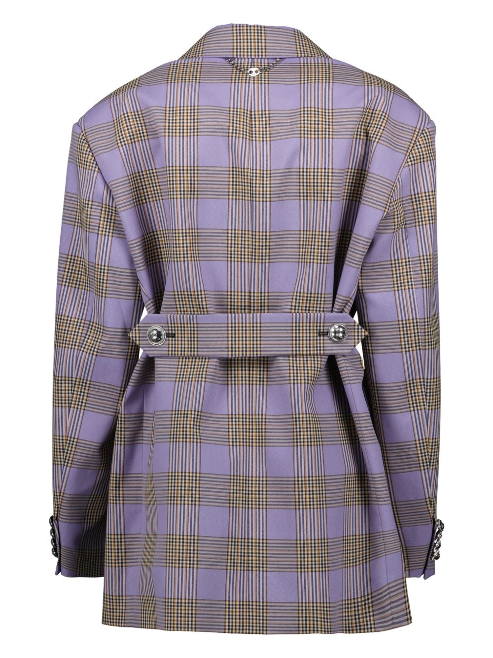 checked blazer - 2