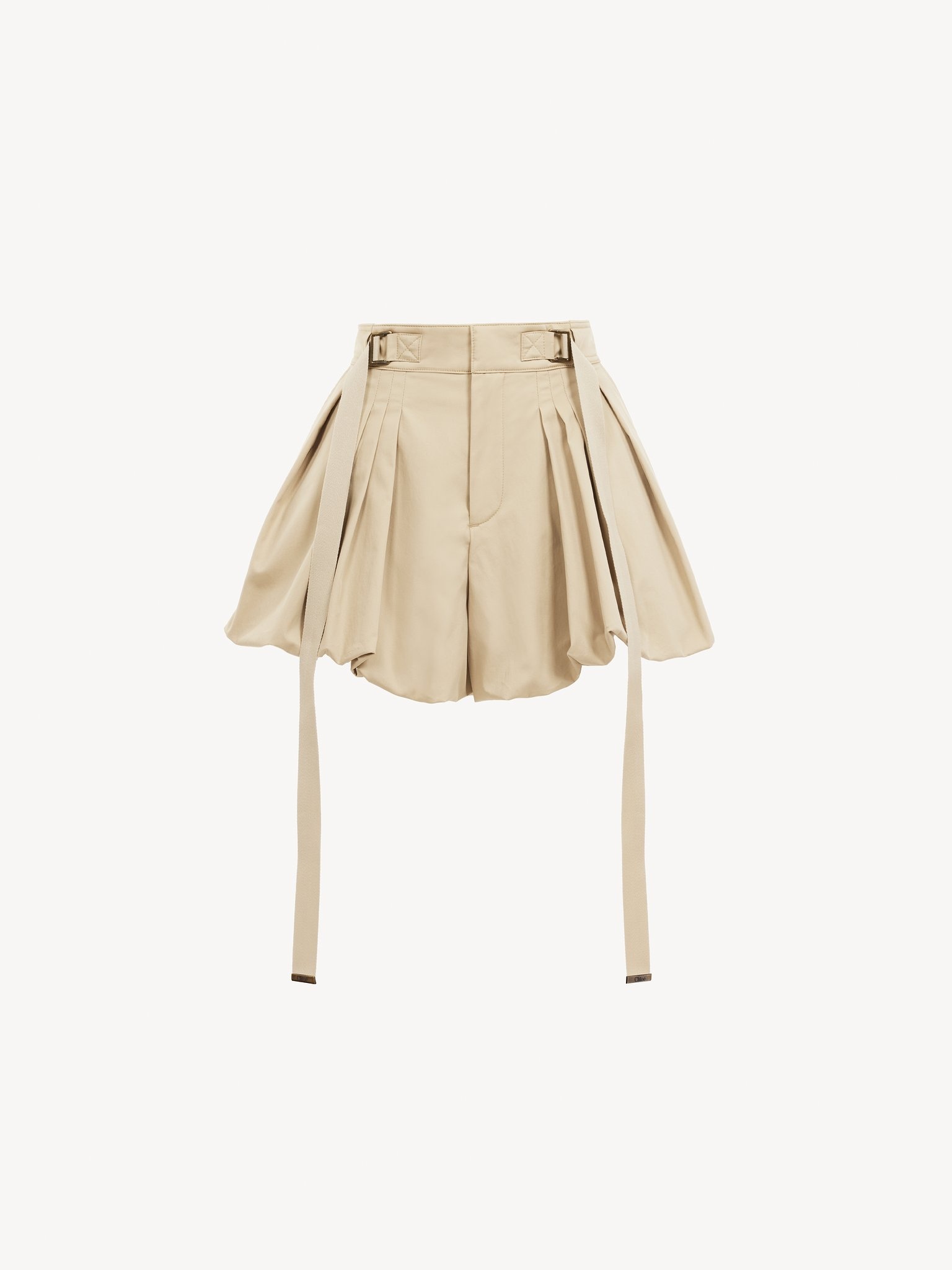 MINI BALLOON SHORTS IN COTTON GABARDINE - 2