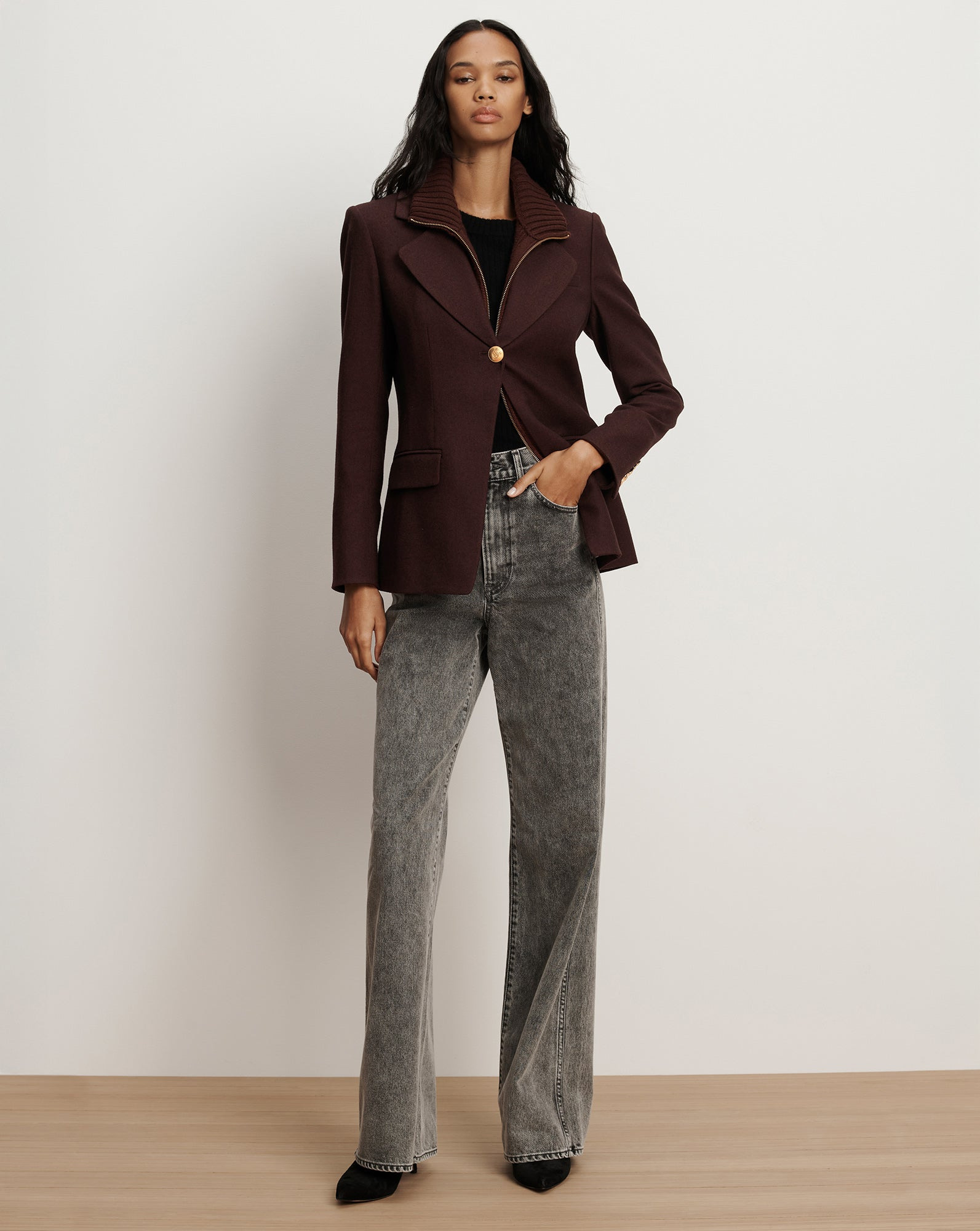 KESSLER WOOL-BLEND DICKEY JACKET - 3