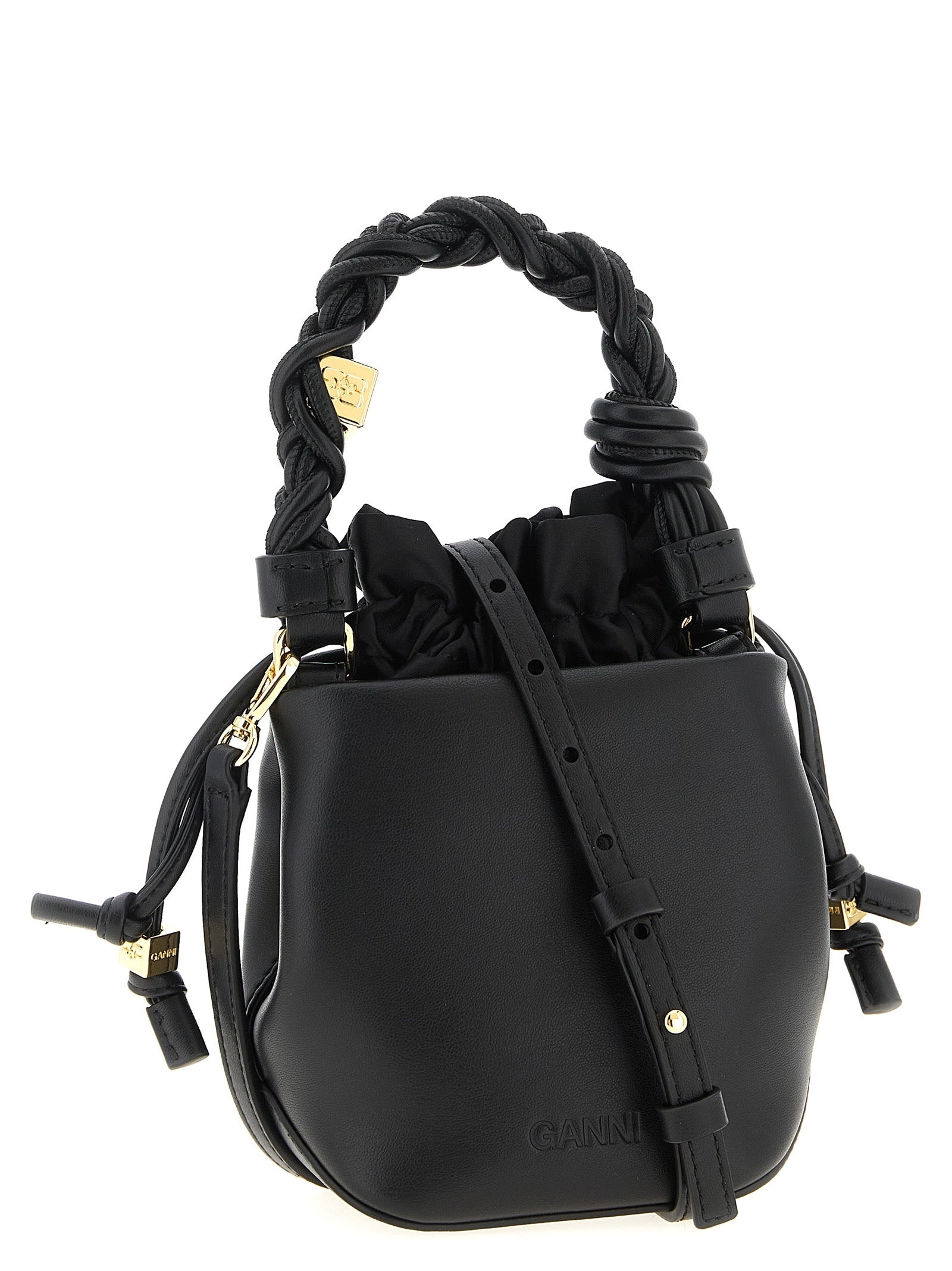 Mini Bou Bucket Hand Bags Black - 2