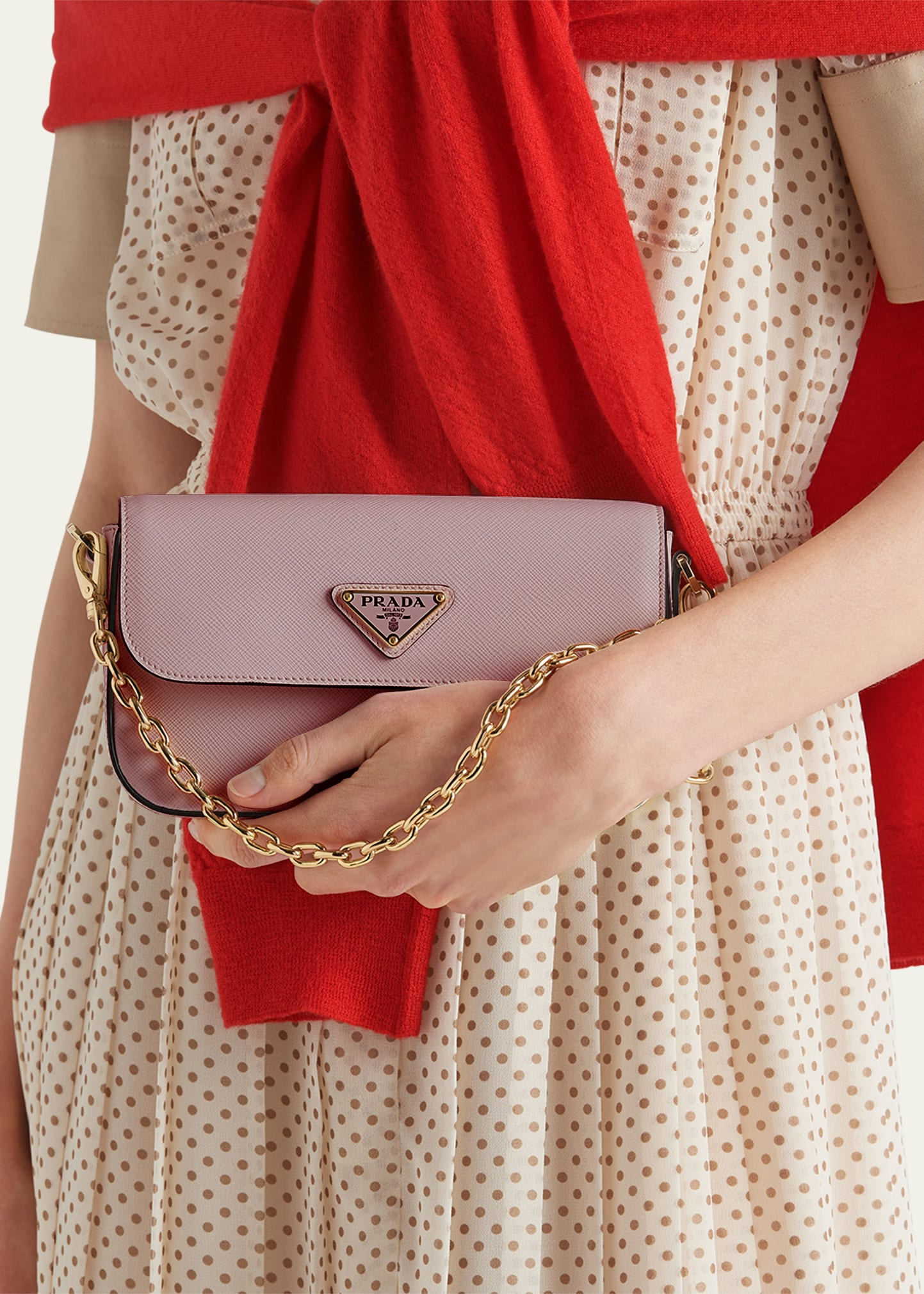 Mini Flap Leather Crossbody Bag - 2