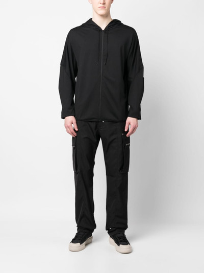 POST ARCHIVE FACTION (PAF) zip-up long-sleeve hoodie outlook