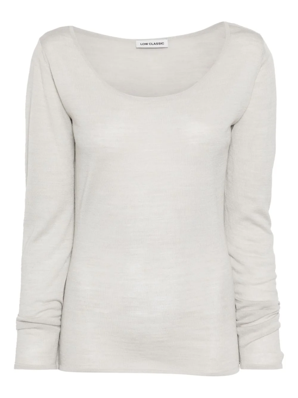 neck knitted top - 1