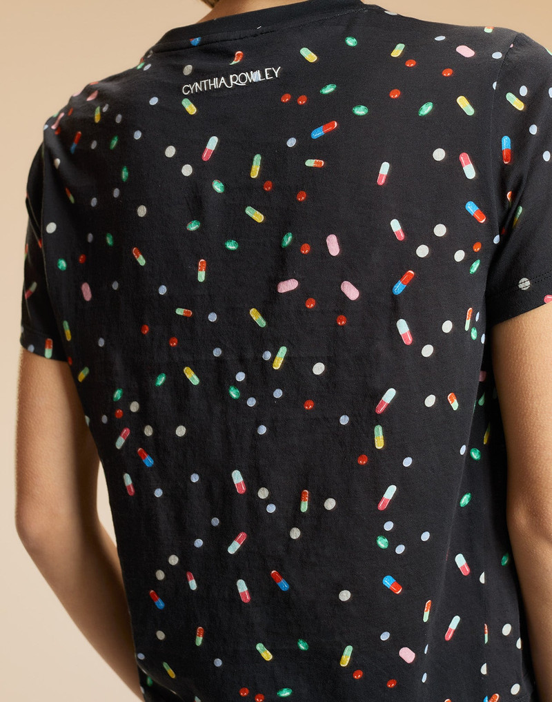 CYNTHIA ROWLEY Pill Printed Tee outlook