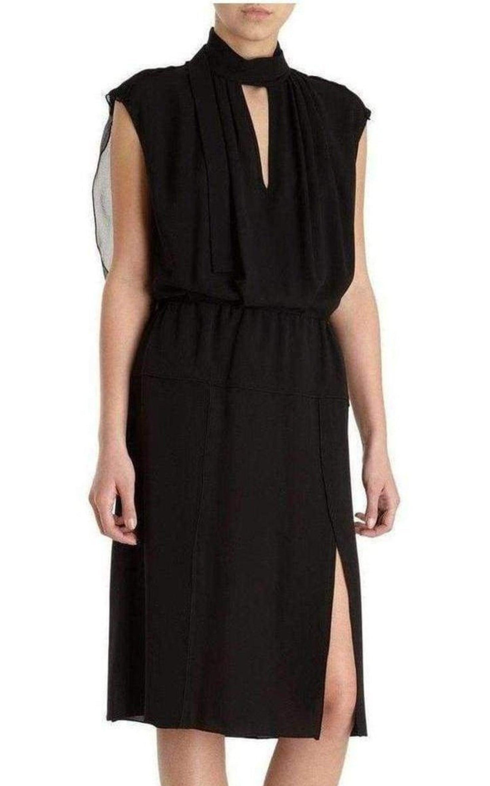 Silk Voile Sleeveless Cocktail Dress - 3