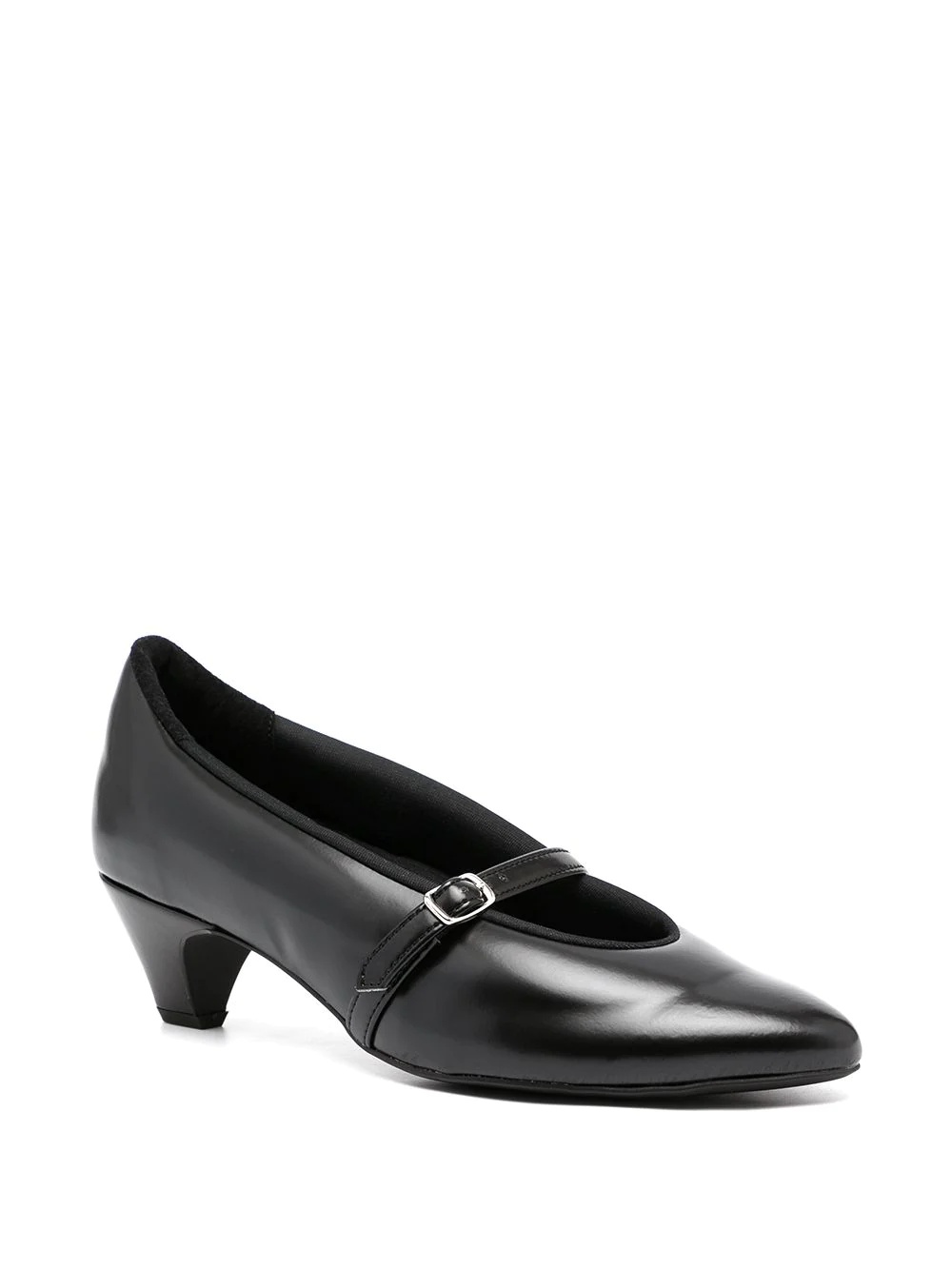 buckle-fastening pointed pumps - 2