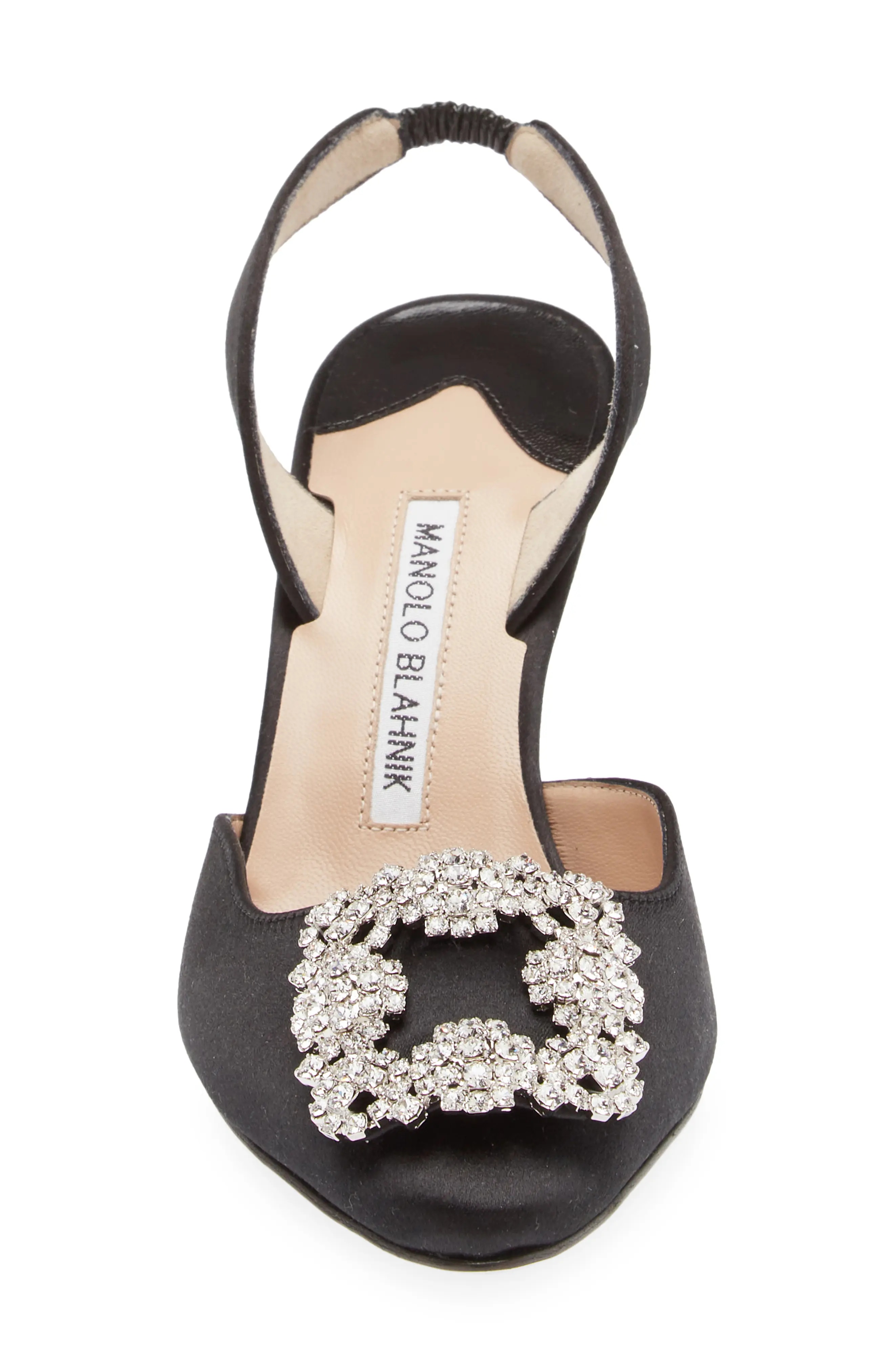 Hangisi Crystal Buckle Slingback Pump - 4