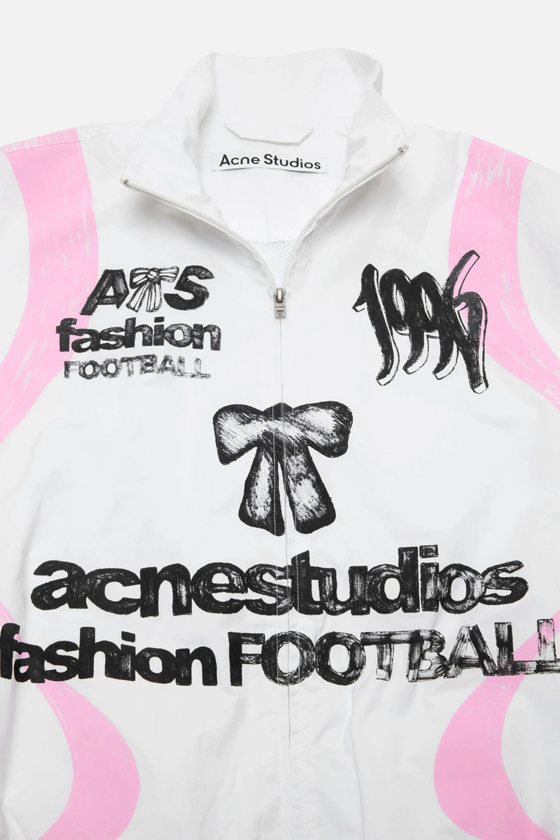 Technical jacket with logo - Optic White 5