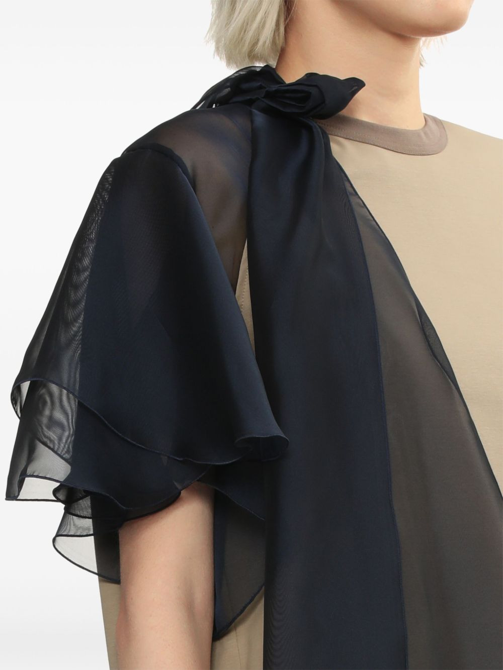 sash-detail T-shirt - 5