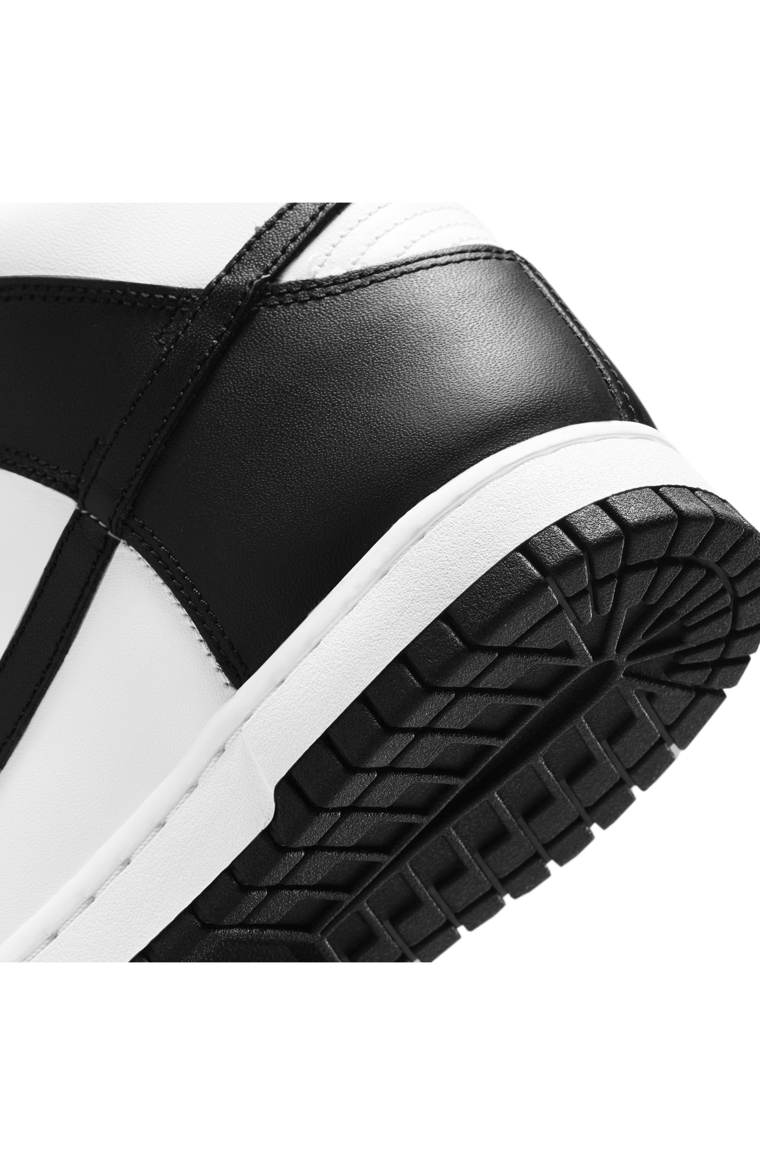 Nike Dunk High Basketball Sneaker in White/Black/University Red at Nordstrom - 9