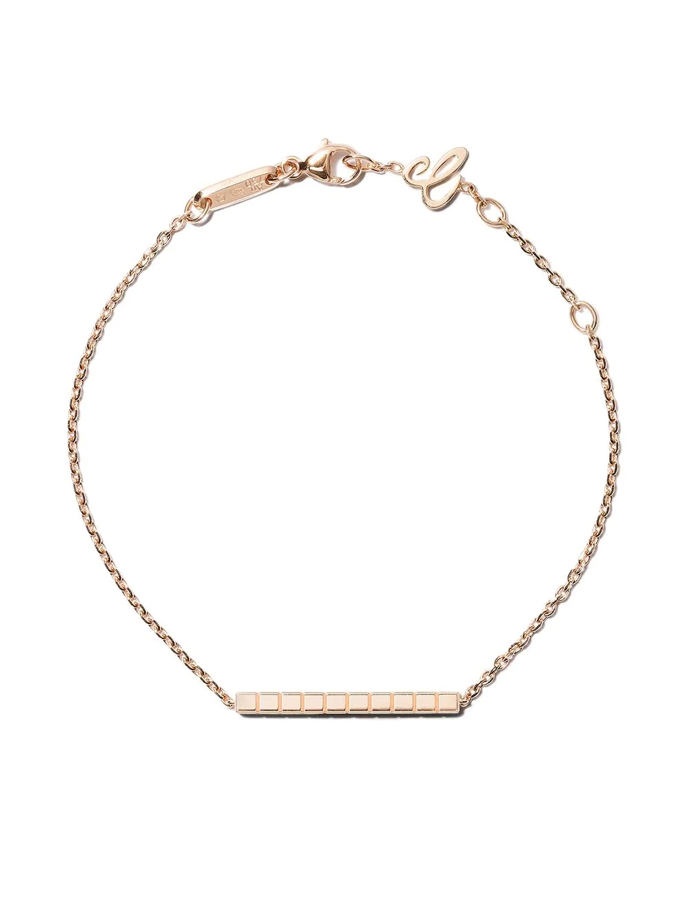 18kt rose gold Ice Cube Pure bracelet - 1