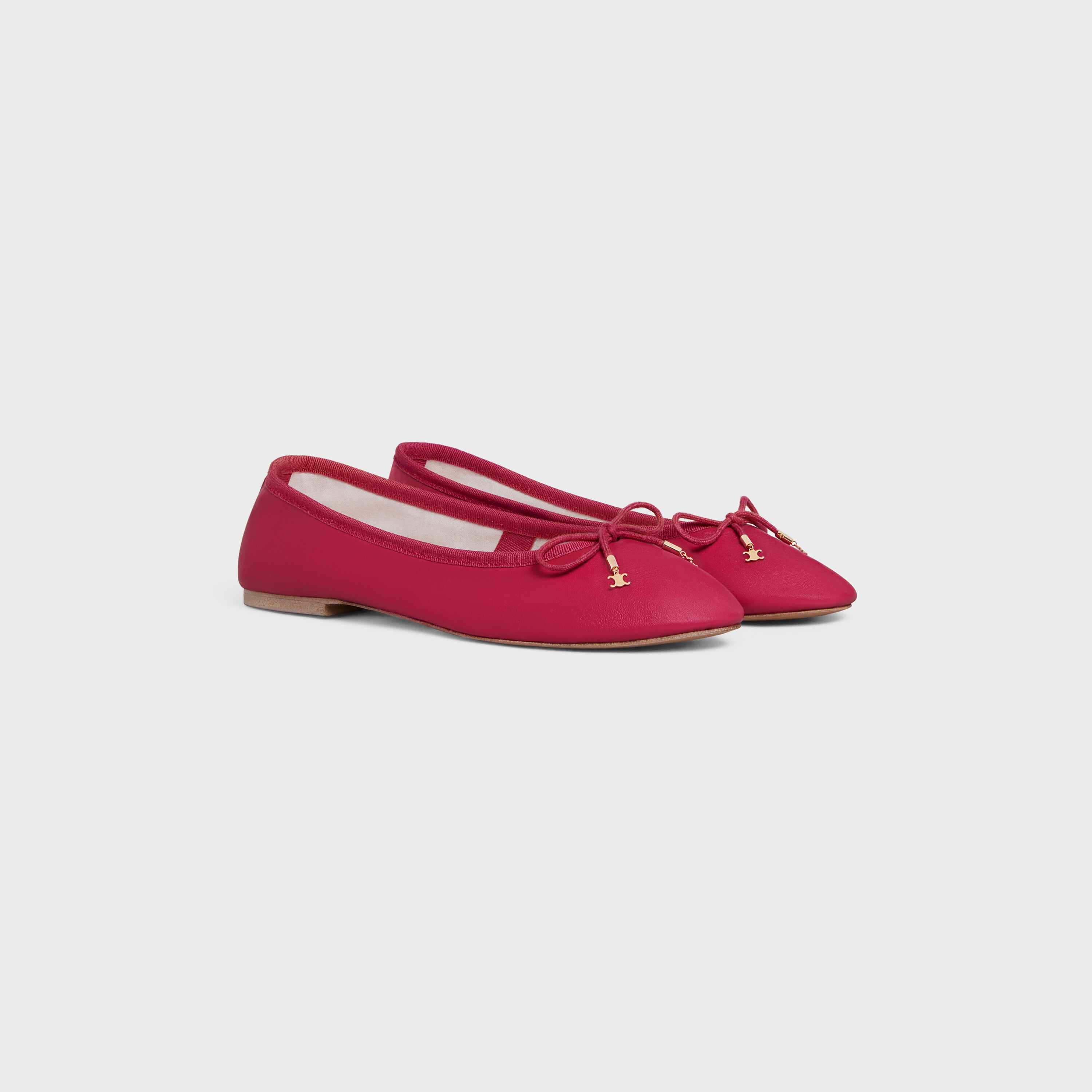 Les Ballerines Celine Ballerina with Laces in Lambskin - 2
