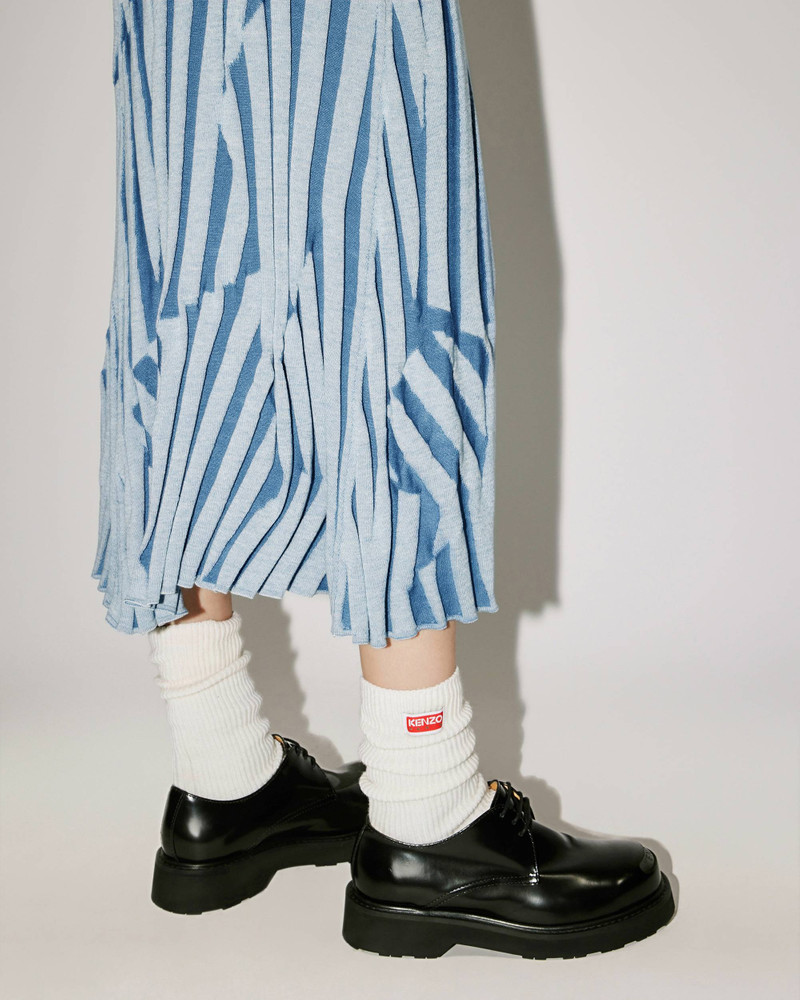 KENZO Leather “Kenzosmile” derbies outlook