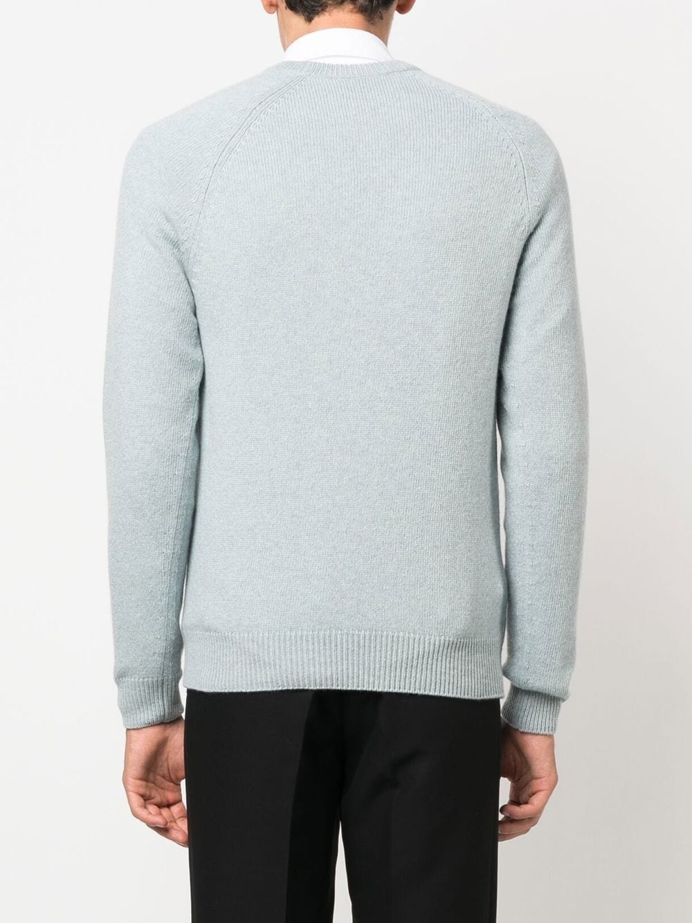 crew-neck long-sleeved jumper - 4