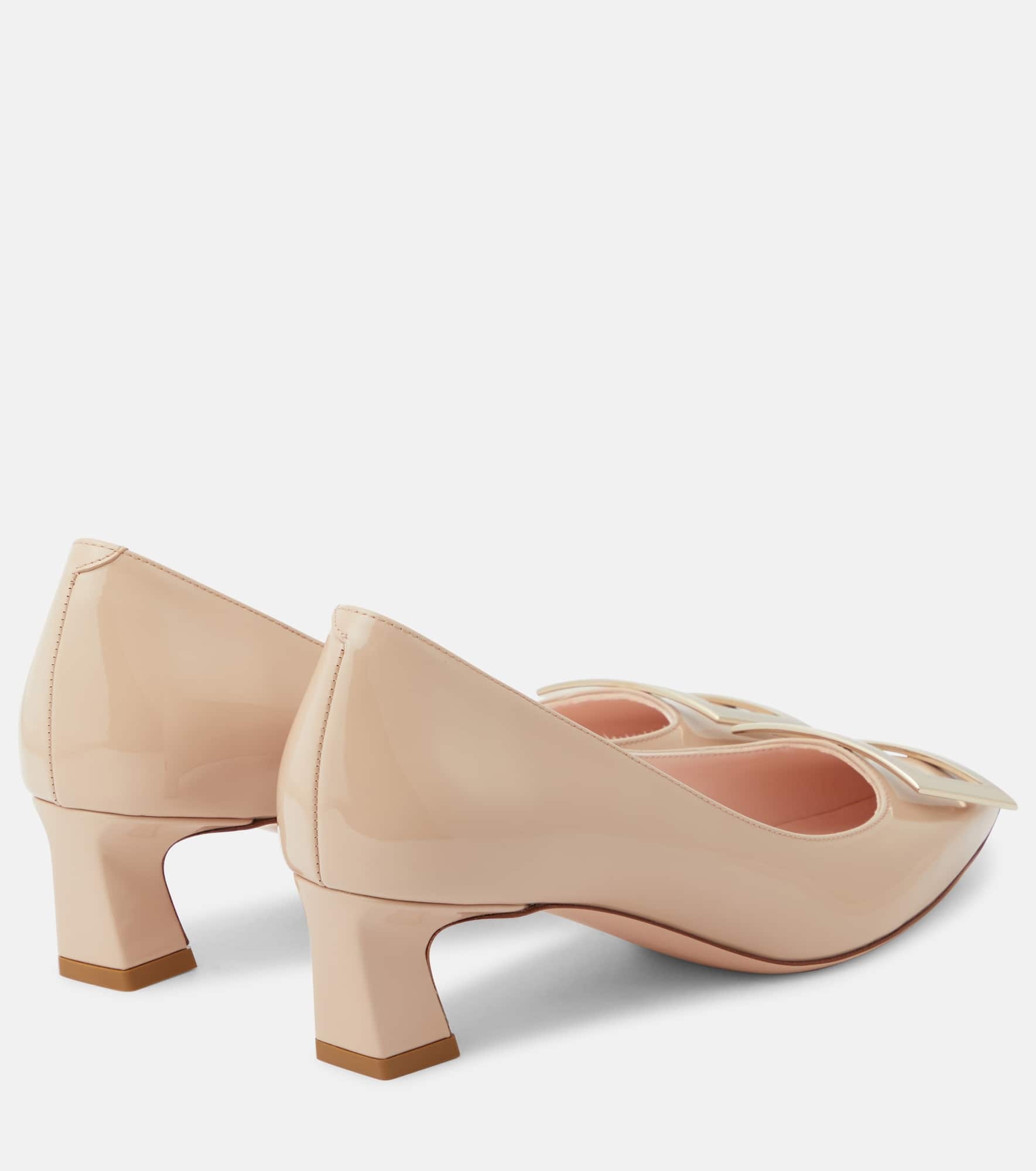 Trompette 45 patent leather pumps - 3