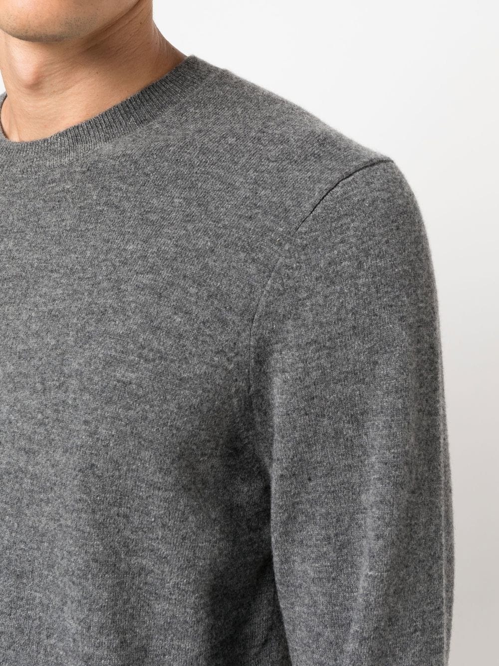 crew-neck long-sleeve jumper - 5