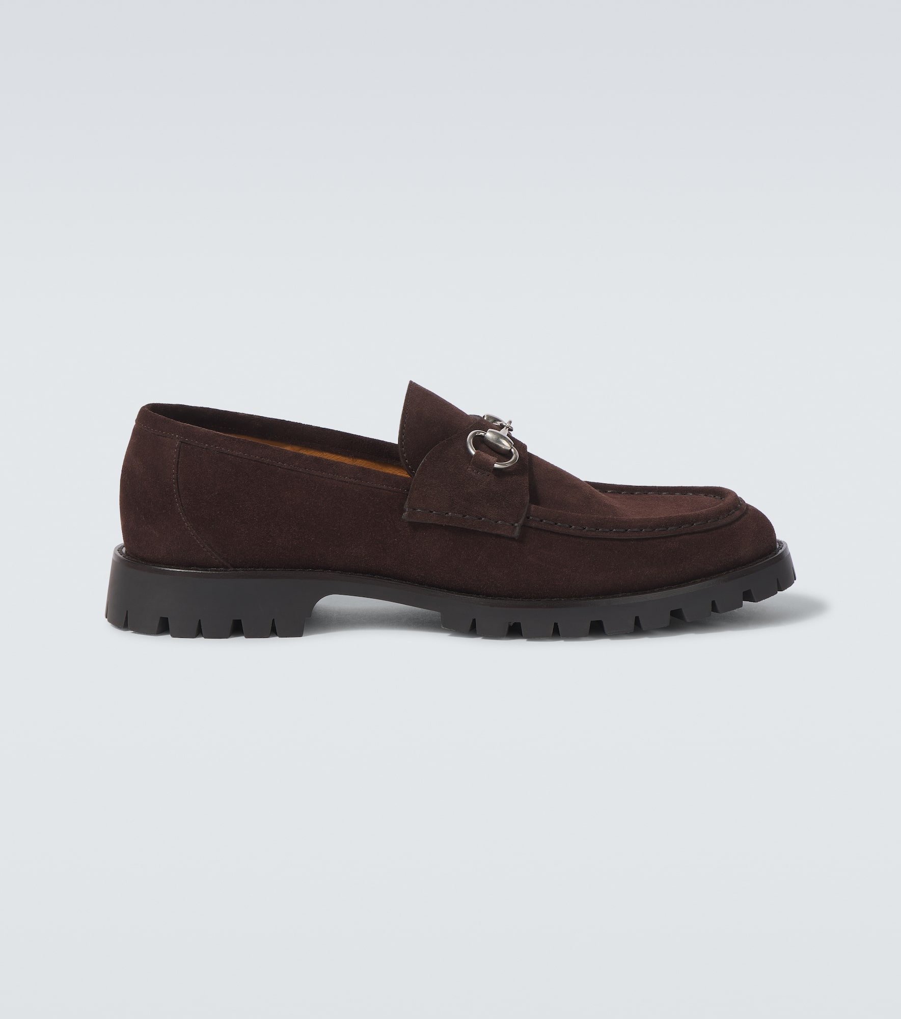 Horsebit suede loafers - 1