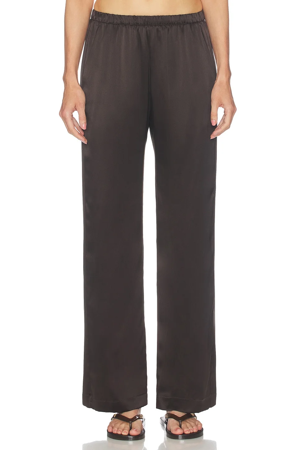 Silk Satin Everywhere Pant - 1