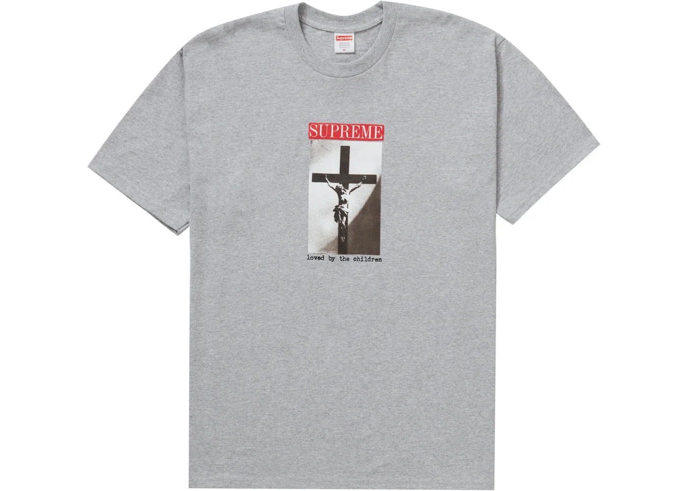 Supreme Loved By The Children Tee Heather Grey - 1