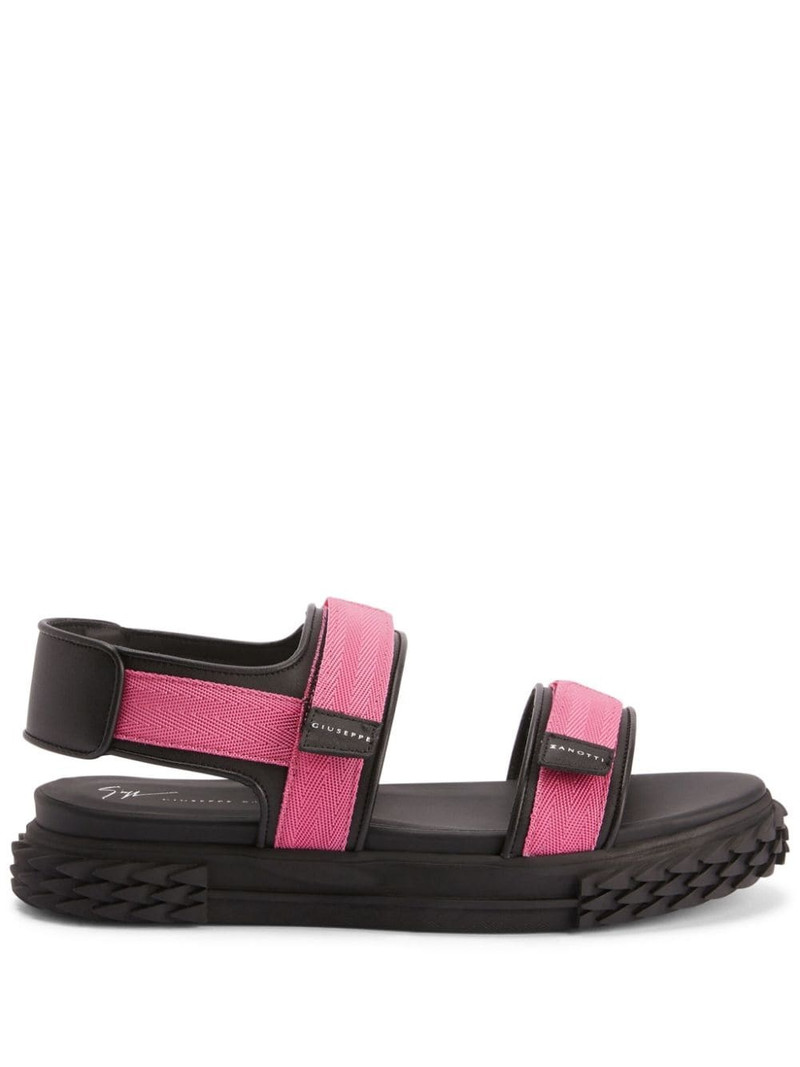 Frankie flat touch-strap sandals 1