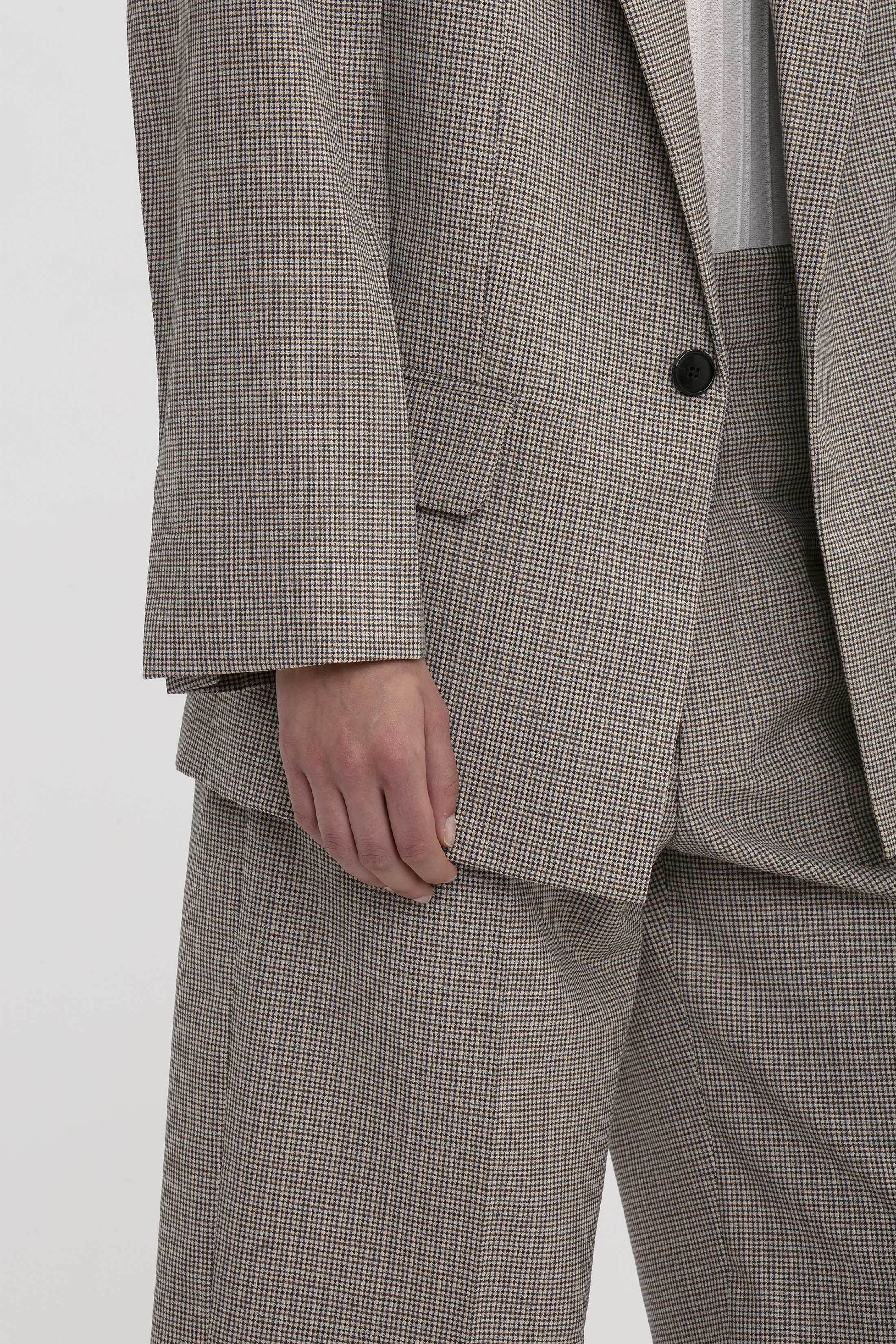 Peak Lapel Jacket In Multi - 6