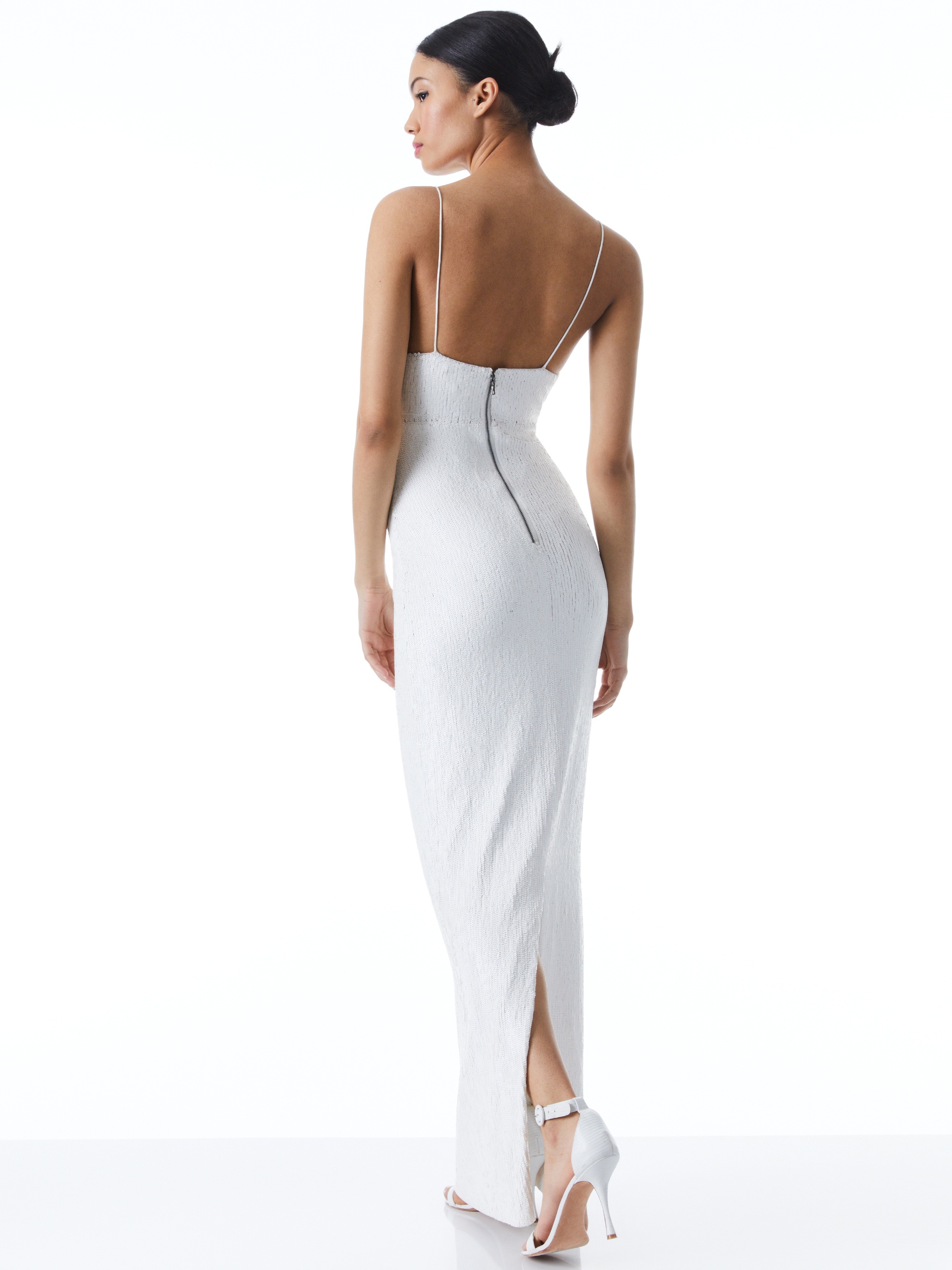 VALLI CUT OUT SEQUIN CAMI DRESS - 3