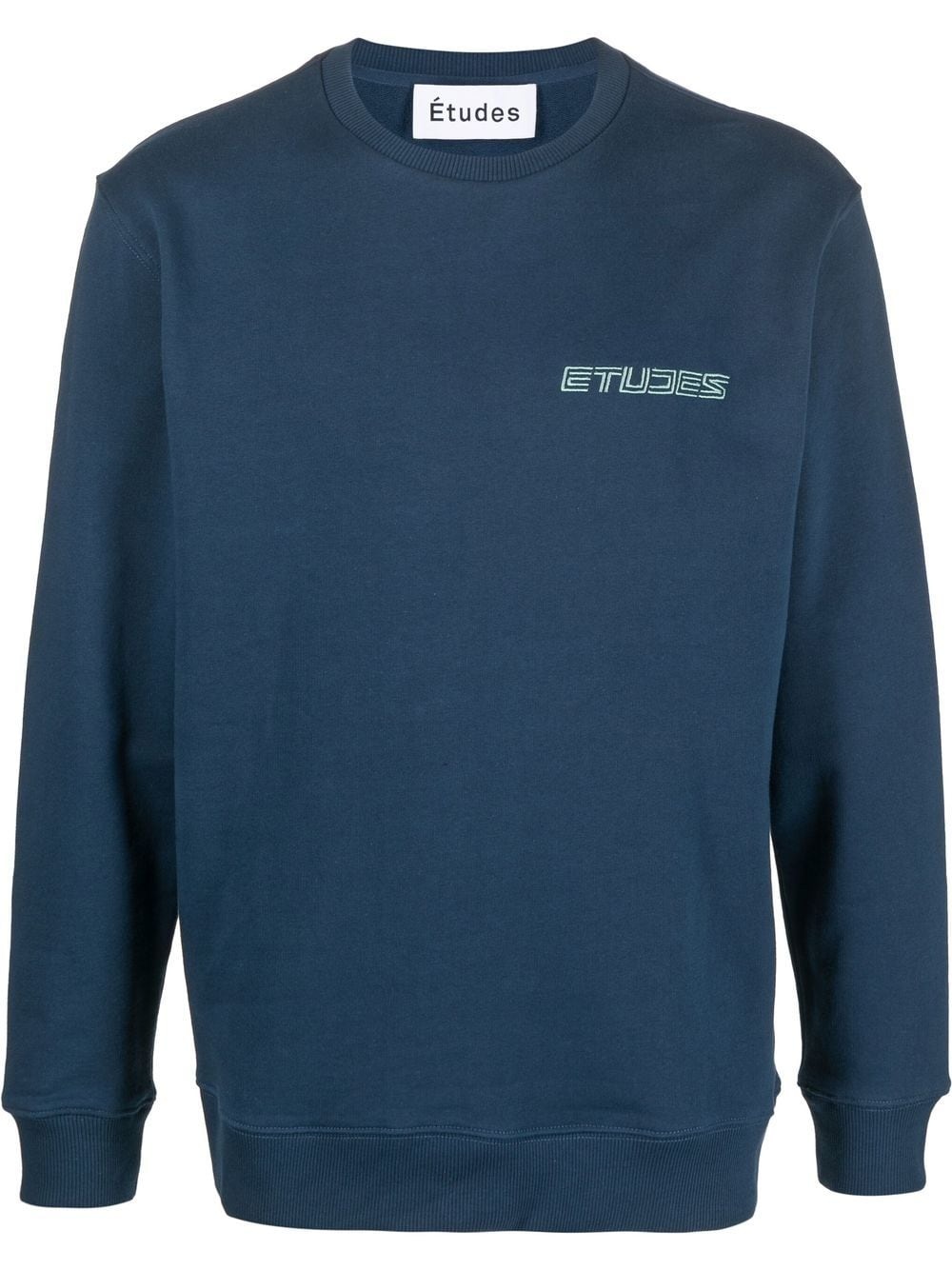 embroidered-logo sweatshirt - 1