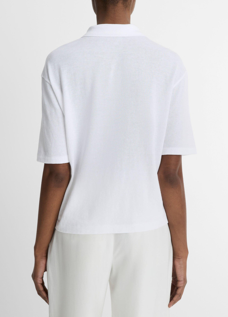 Vince Easy Cotton Polo Shirt outlook