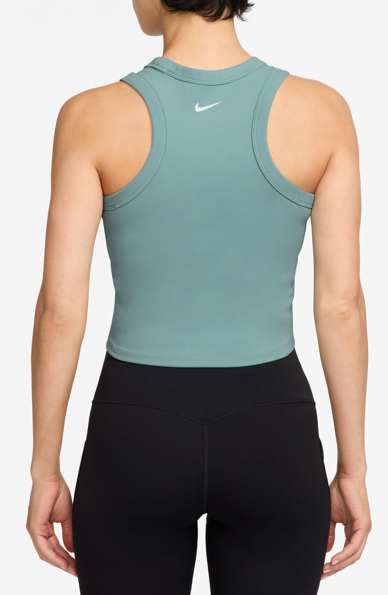 Nike One Fitted Dri-FIT Cropped Tank Top in Cannon at Nordstrom - 2
