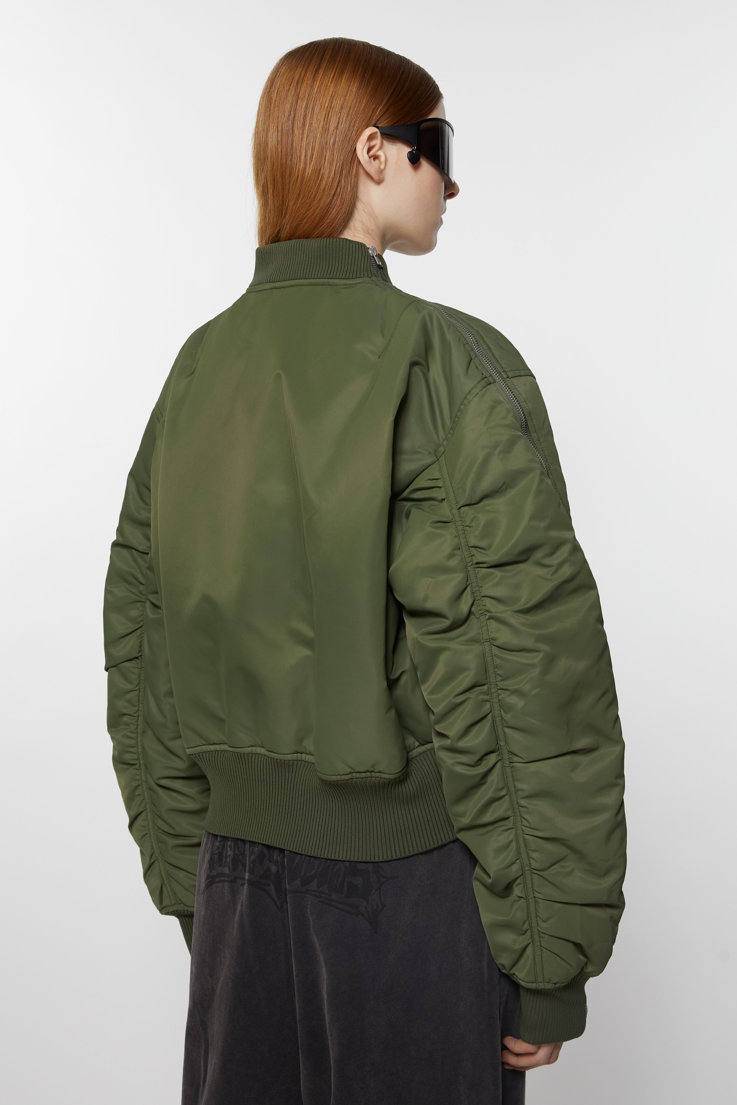 Bomber jacket - Hunter green - 4