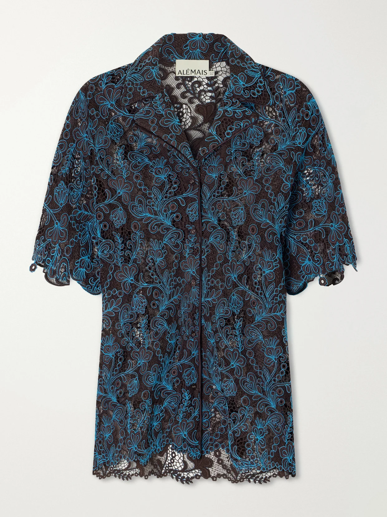Francine Guipure Lace Shirt - 1