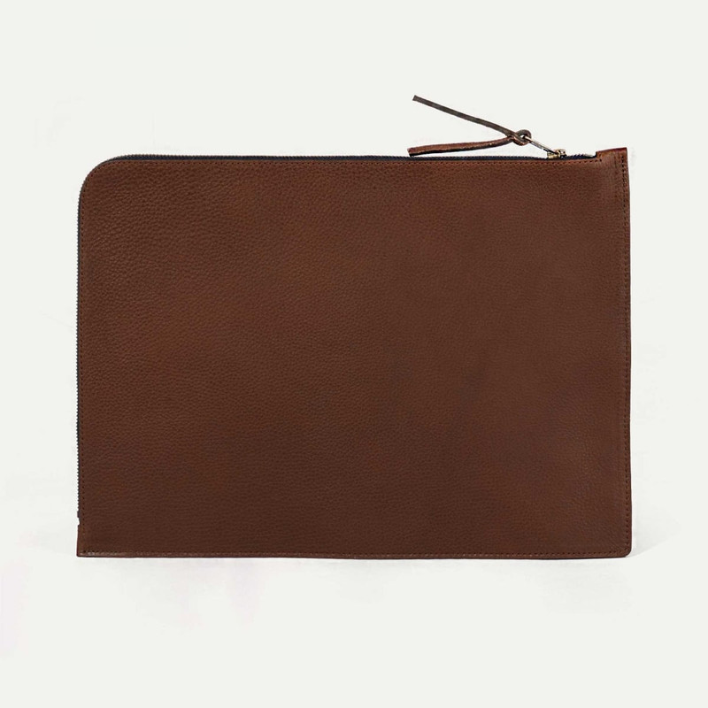 JIM LAPTOP SLEEVE 13” - AMBER BROWN 3