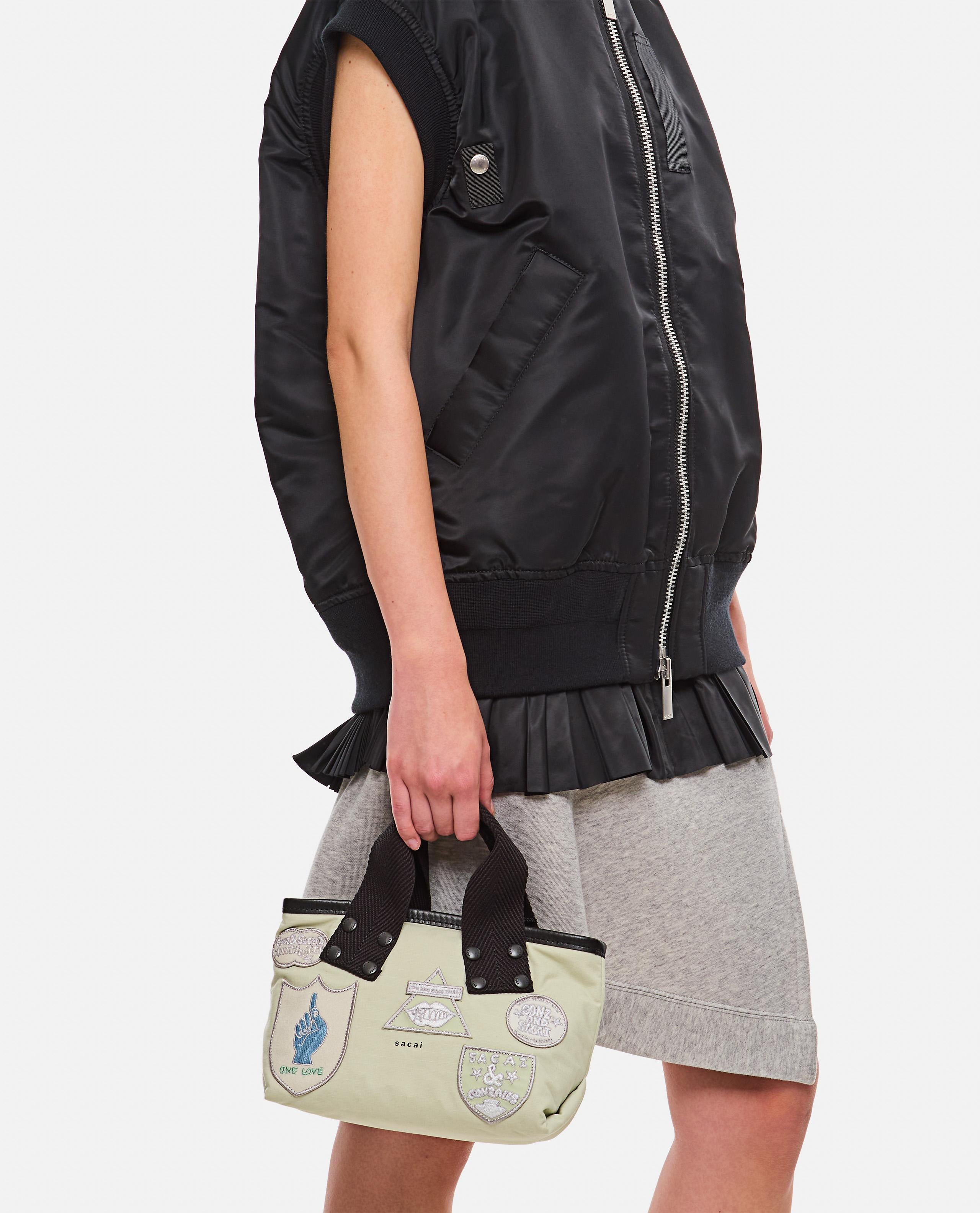 SACAI X MARC GONGALES SMALL PATCH TOTE BAG - 2