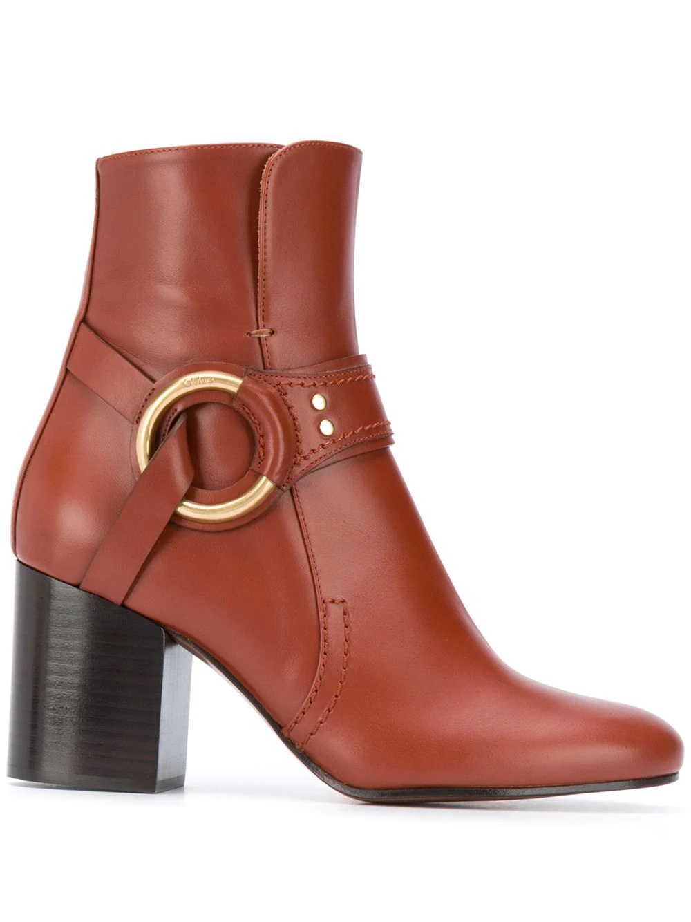 ring detail ankle boots - 1