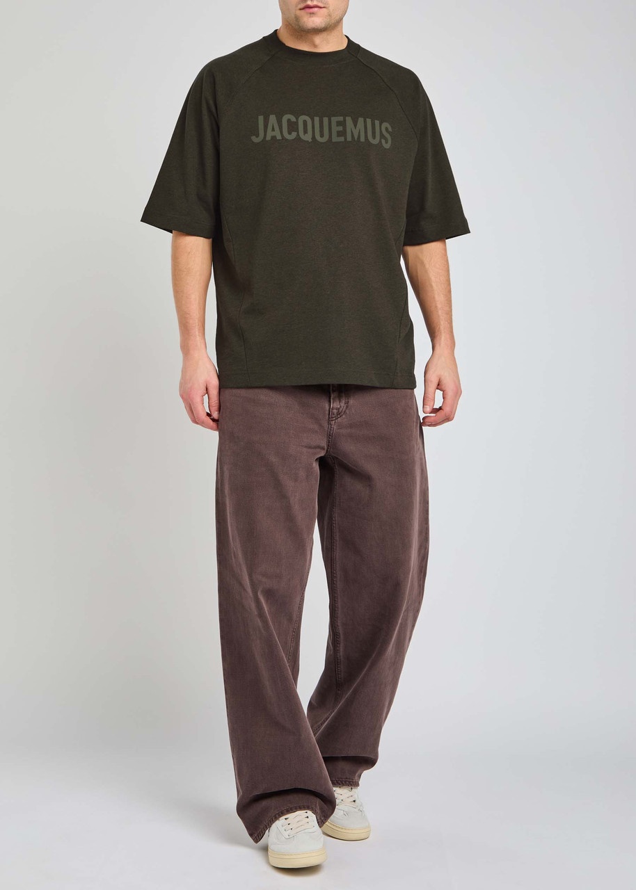 Jacquemus Le T-shirt Typo Cotton T-shirt - 4