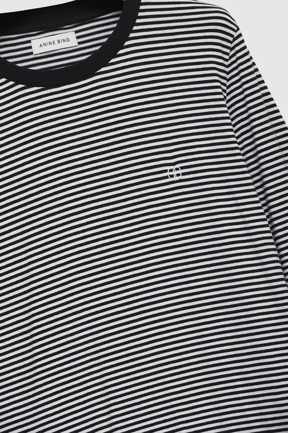 Rylan Tee - Black And White Stripe - 4