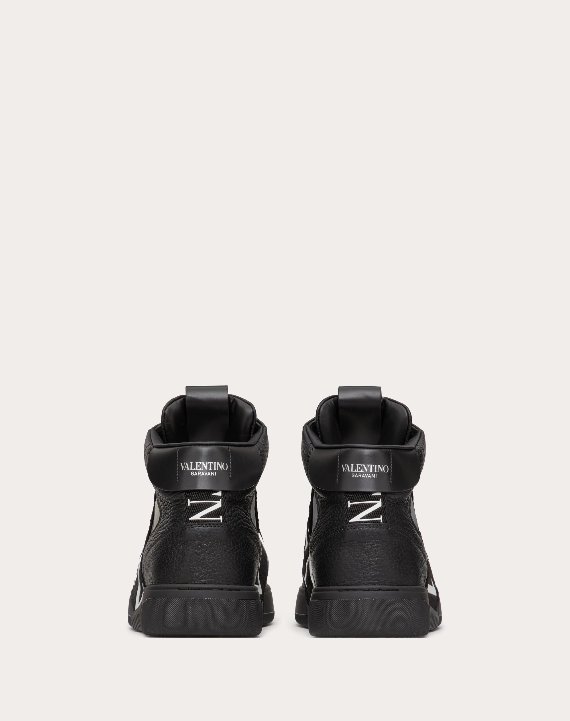 ★【VALENTINO】★Fabric Band VL7N Mid-Top Men's Sneakers★ Valentino Garavani VL7N mid-top Leather Sneakers | White