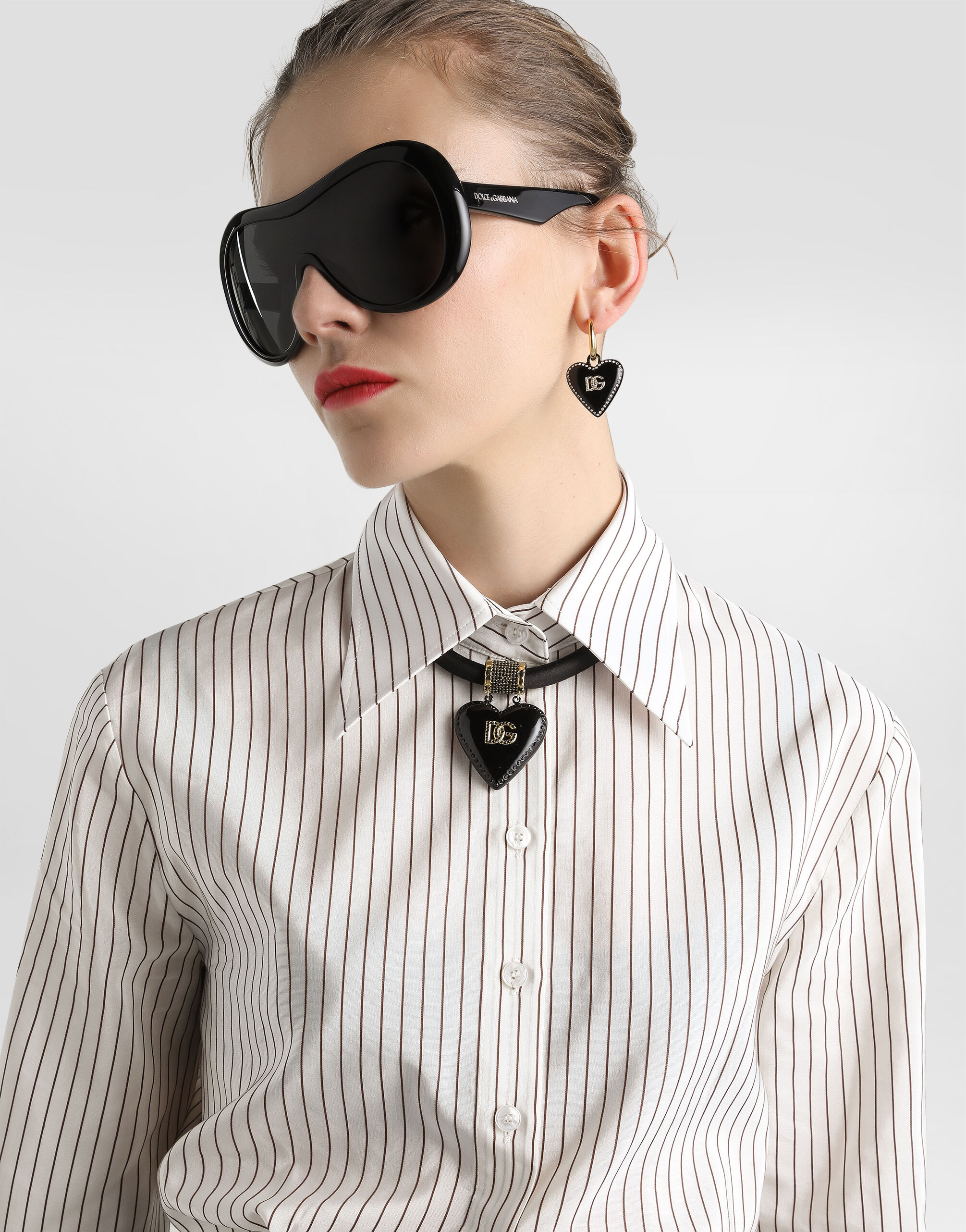 Pinstripe silk and cotton shirt - 5