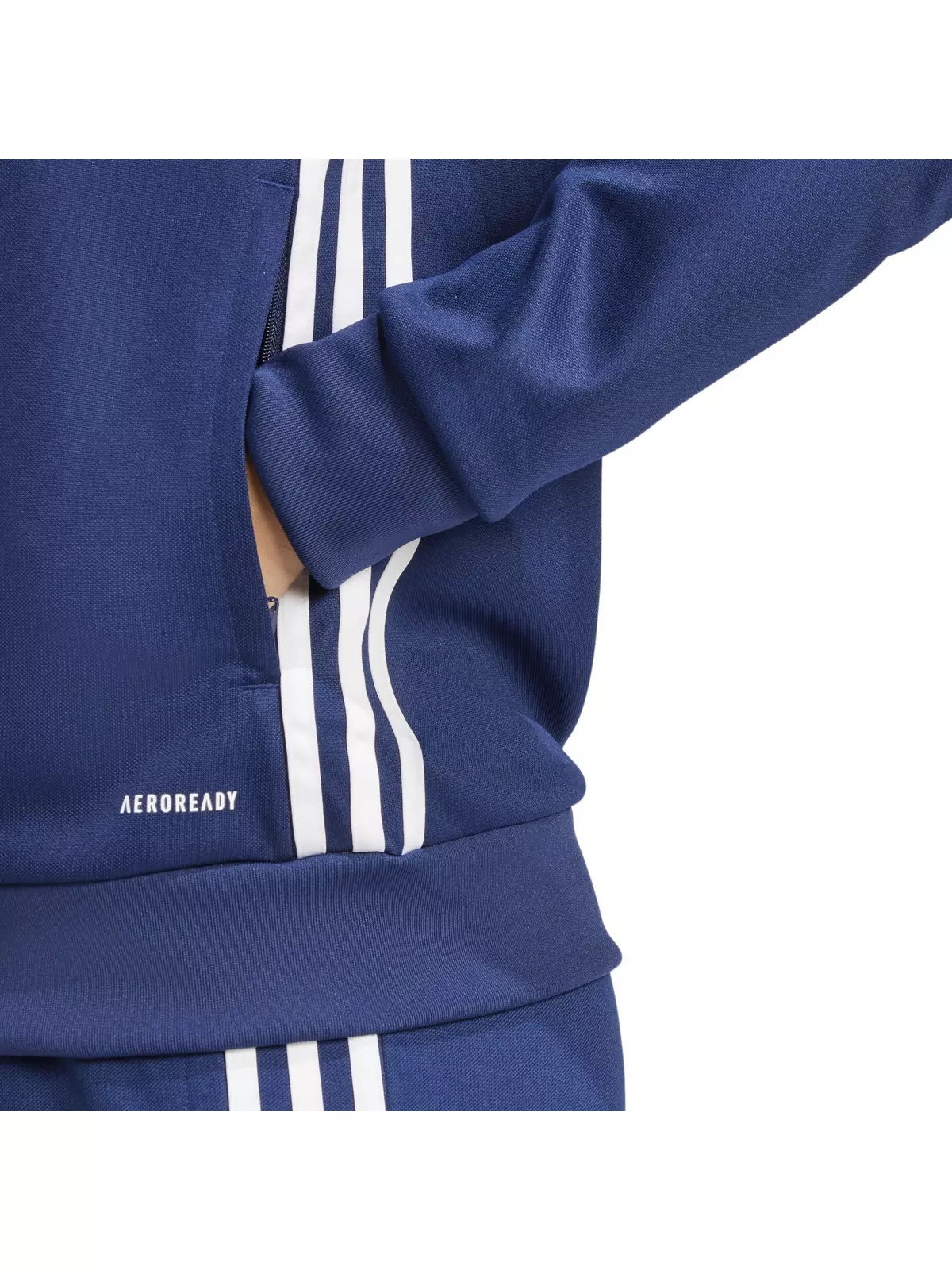 Women's Tiro 25 Essentials Training Track Top -Navy/White - 4